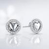 Tancise 925 Sterling Silver Zircon Earrings Drop Earrings For Women Wedding Party Gifts