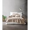 Parure de lit - 1 housse de couette 220 x 240 cm + 2 taies d'oreiller 60 x 60 cm - 100% coton renforcé - Vison