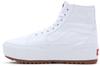 Filmore High Tapered Platform Women White Sneakers