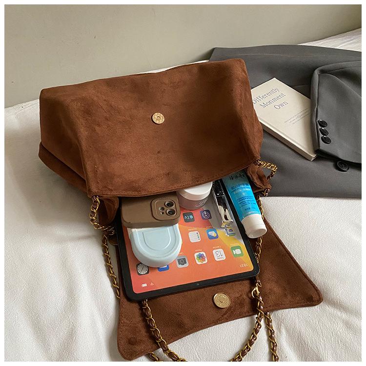 Damska torba na ramię typu tote z łańcuszkiem, duża pojemność, w stylu retro, na rok 2025, marki Melaude