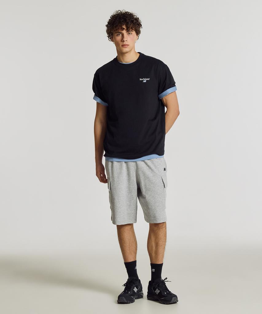 Nyuballanseu Nbneg21503 / Uni Nb Friends Short Sleeve T-Shirt (Black)