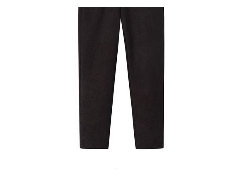 High Waist Thickened Velvet Chenille Corduroy Pants for Middle-aged Women - Warm, Elastic, Casual Fit