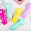 1 Pieces Cute Cartoon Kawaii Vegetables Portable Silicon Pen Pencil Bag Pocket School Stationary