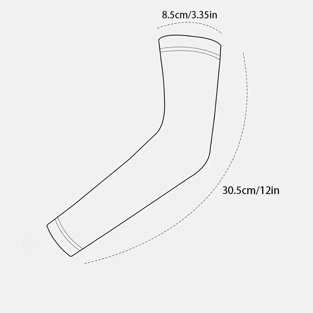 3Pairs Sun Ice Silk Sleeves Unisex Summer Sun Protection Arm Sleeves Suitable for Outdoor Riding Driving Fishing