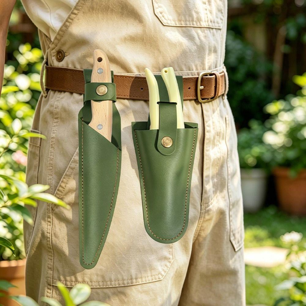 Gürtelschlaufe Lederzange Abdeckung Schutzabdeckung Gartenschere Halter Outdoor Tragen