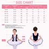 Puff Sleeves Ballet Costume Dress Cross Ribbon Kids Ballet Tutu Skirt  Ballet Performance