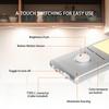 Under Cabinet Lighting Motion Sensor Lamp Wireless 2200mAh USB Rechargeable Closet Lights Adhesive 3 Levels Dimmable