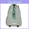 Casual Nylon Travel Backpack With Padded Straps And Waterproof Features For Students