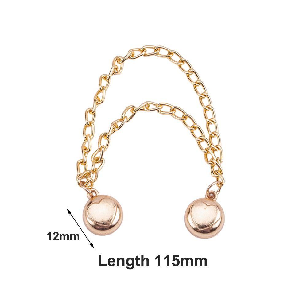 1pc New Rolled Edge Leg Fixing Clip Strong Magnetic Suction Adjustable Leg Cinching Artifact Seamless Leg Buckle Sleeve Shirt