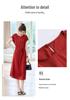2026 New Elegant Mulberry Silk Mid-Length Dress - Round Neck & Casual Fit