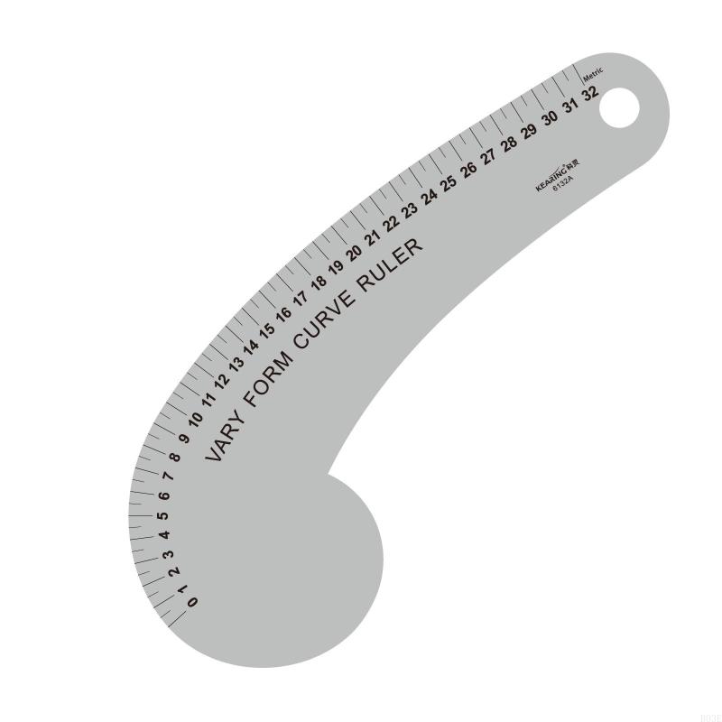 Professional Aluminum Alloy Garment Pattern Ruler For Clothing Designs And Tailoring B03E