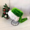 Santa Hat for Adult Unisex Velvet Plush Christmas Hat with Fluffy White Faux Fur Trim for New Year Holiday Party