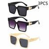 New Luxury Brand Designer Square Oversized Sunglasses Men Women Fashion Thick Frame Glasses Mens UV400 Male Celebrity