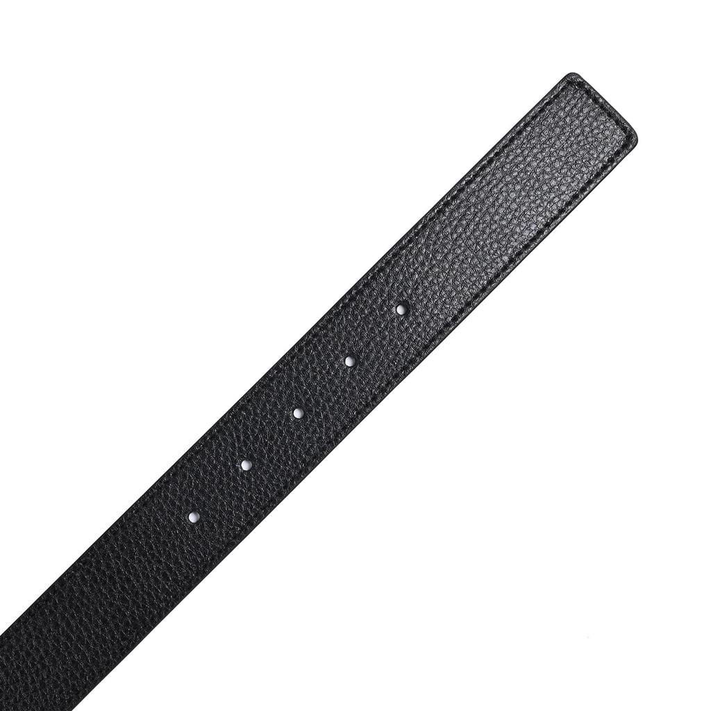 Emporio Armani Belt Width Black Gray Stringer System Compatible Reversible Y4S195 YLO8J 80740 3.5cm Men's [Item]