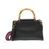 GUCCI leather 2 way bag Handbag leather black Women 459076 Used