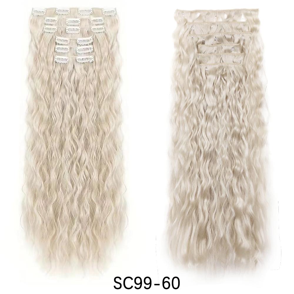 

Синтетические заколки XINRAN для наращивания волос, длинные вьющиеся волосы, 6 шт., натуральные мягкие толстые шиньоны с полной головой 30cm