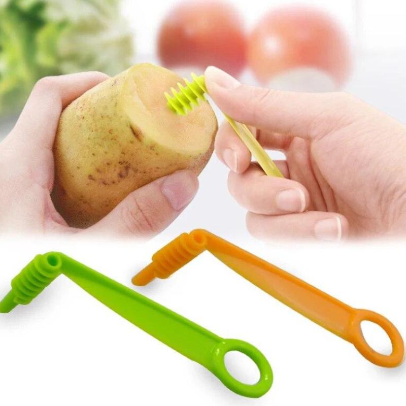1 PC Spiral Slicer Blade Hand Slicer Cutter Cucumber Carrot Potato Vegetables Knife Kitchen Accessories Tools