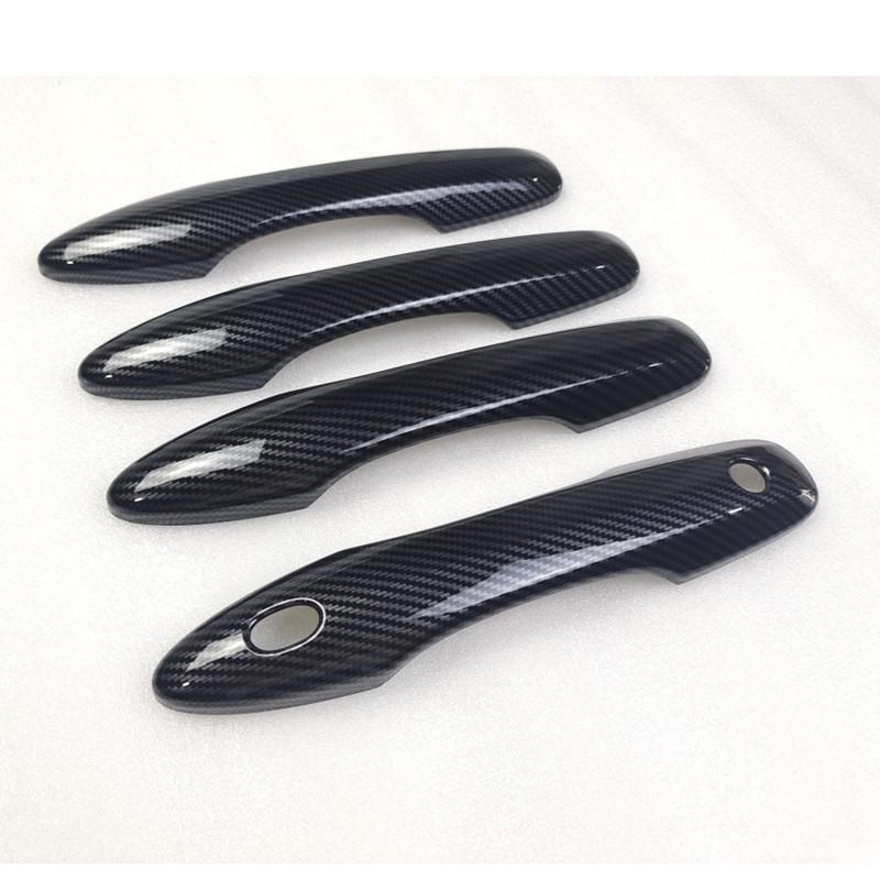 

Автоматическая дверная ручка чаши отделка наклейка крышка защита для Toyota Camry -2018 аксессуары автомобиль внешний декор модификация Style 2 Carbon