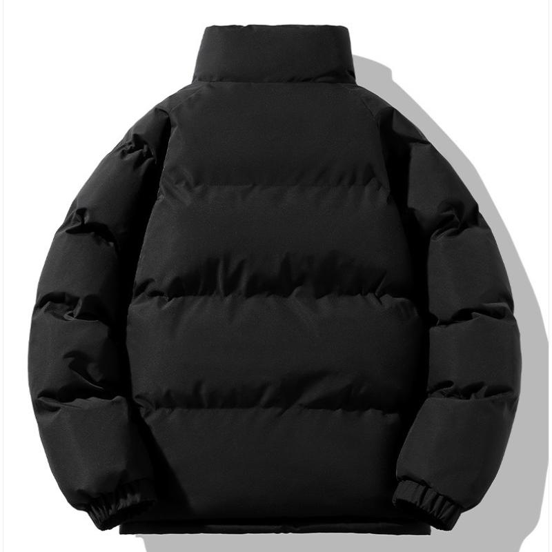 Couples Section of The Padded and Thickened Cotton Jacket Men and Women Winter Loose Stand-up Collar Cotton Jacket Men's Lamb's Wool Cotton Jacket