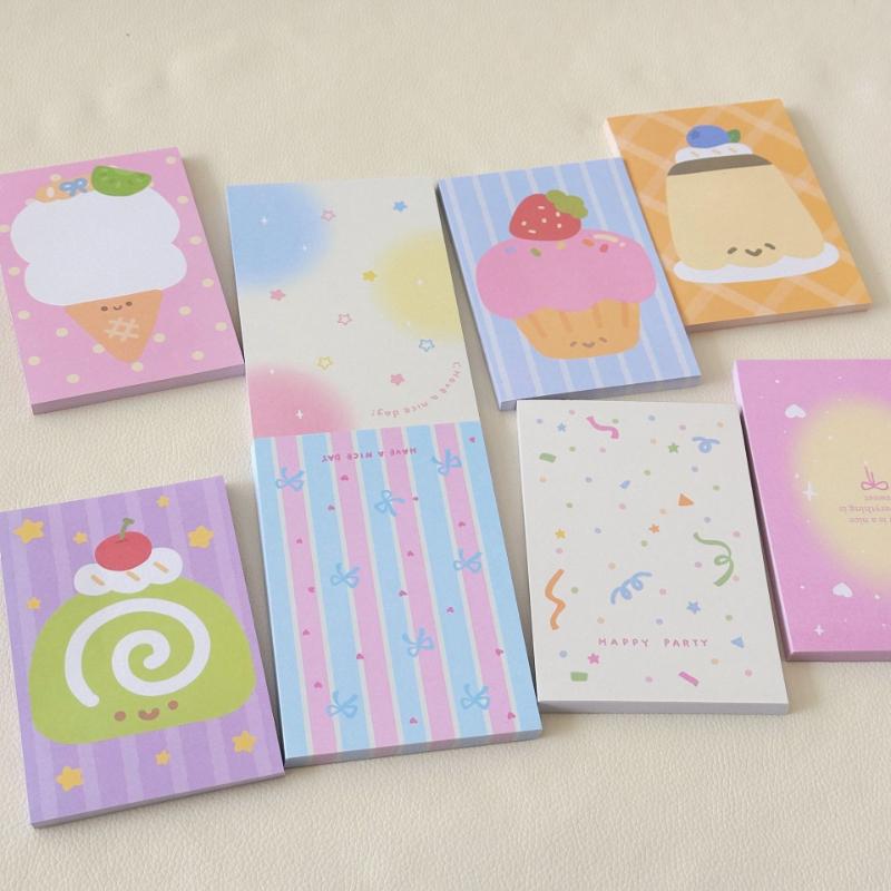 New High Looking Korean Gift Style Tearable Note Memo Pad Star Handbook Material Learning Portable Office School Supplies Kawai