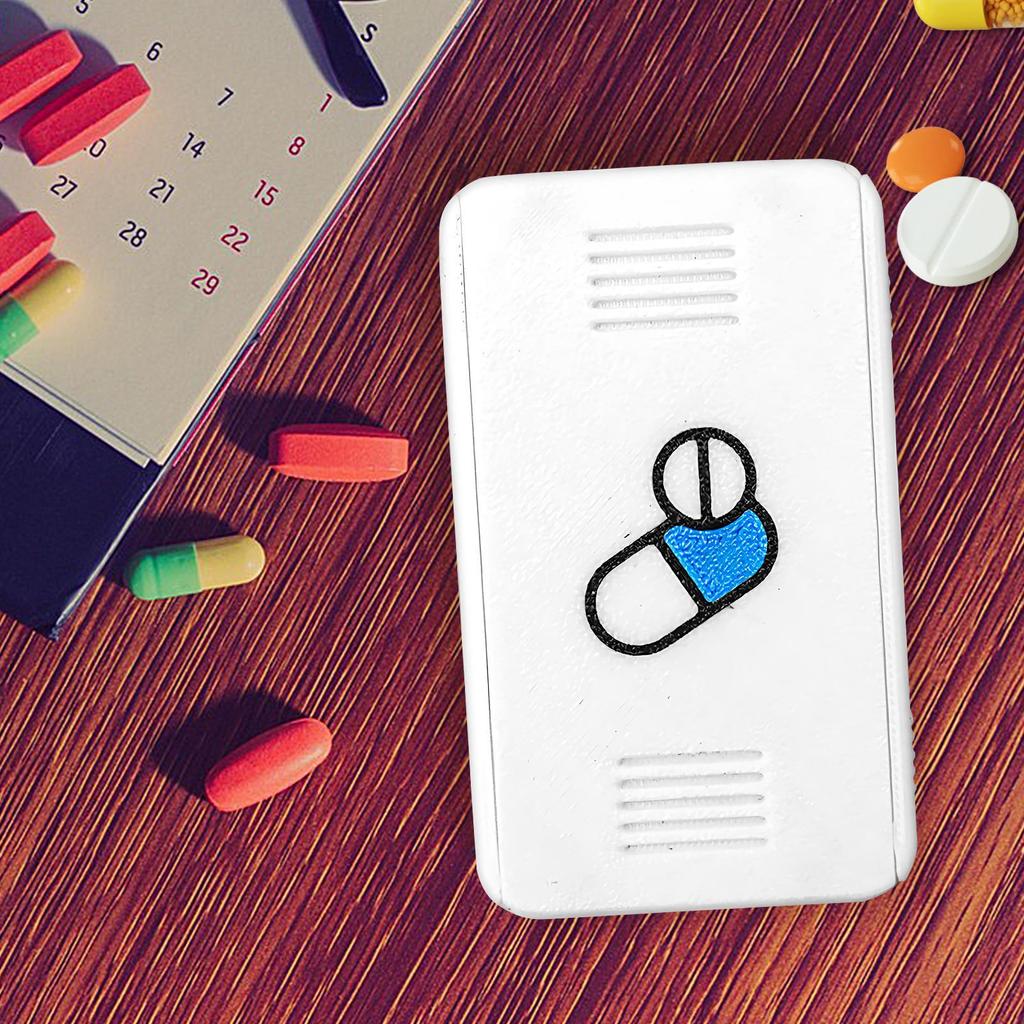 Medikamenten-Pillenbox Tragbare Medikamenten-Box Wasserdicht Versiegelt Kleine Pillenbox für Morgen Abend Auto Camping Krankenhaus