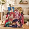 Anime B-Bocchi The R-Rock Blanket For Soft Warm Knee For Bedroom Living Room Bed Sofa Camping Picnic Office Gift