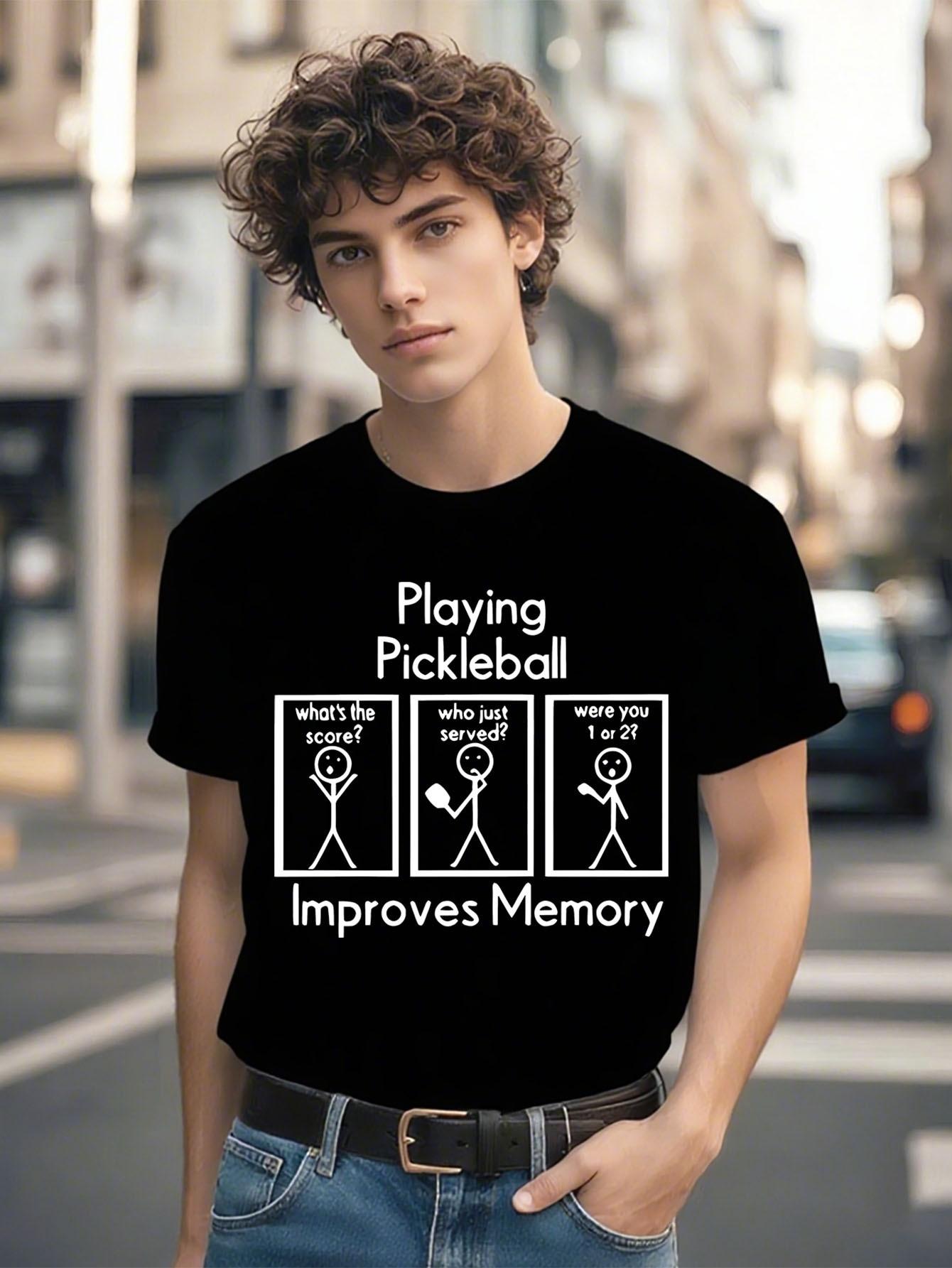 Pickleball Graphic Tshirt Graphic Tshirt - Playing Pickle... XXXL