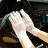 Thin Sunscrean Gloves Transparent Summer Mittens Lightweight Lace Flower Gloves  Ladies/Girls
