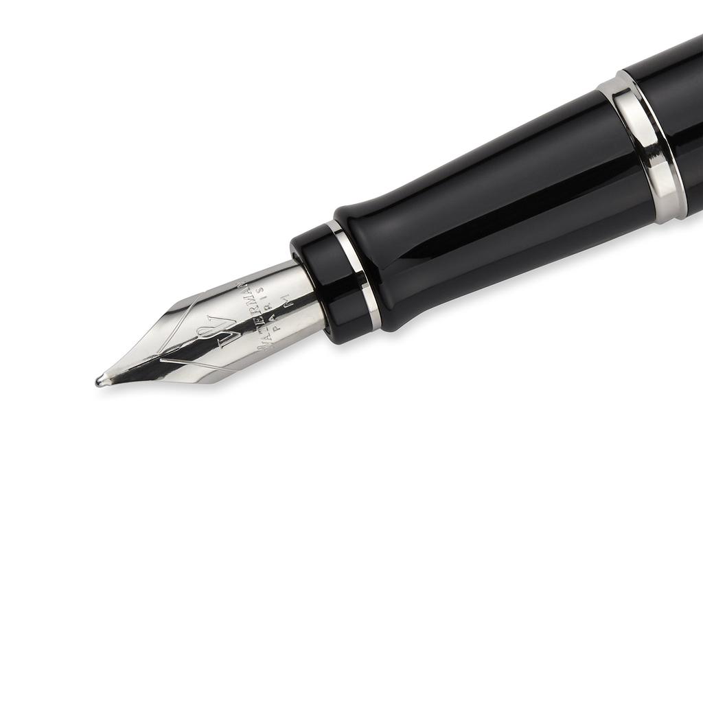 Waterman Fountain Pen F Fine Nib Expert Deluxe Black CT S2243172 Officially Imported