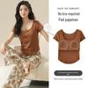 Women's Summer Modal Short Sleeve & Long Pants Fashionable Homewear Set