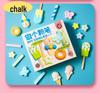 Ke Da Duck Colorful Cartoon Crayon & Chalk DIY Graffiti Toy for Kids