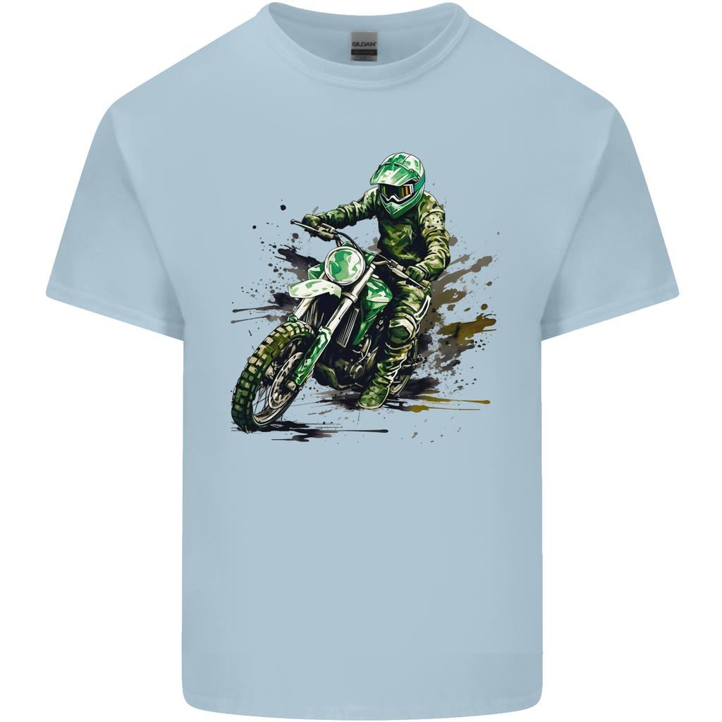 Graffiti Motorcross MotoX Motorbike Biker Unisexs Light Cotton TShirt