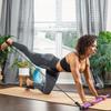 Portable Pilates Bar Kit with Adjustable Resistance Bands for Home Gym Workouts