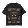 Hot Sale New Horror Game FNAF At Freddys Peripherals TShirt Unisex Women Oversized Casual Summer Tee Harajuku Fashion Cotton Tops