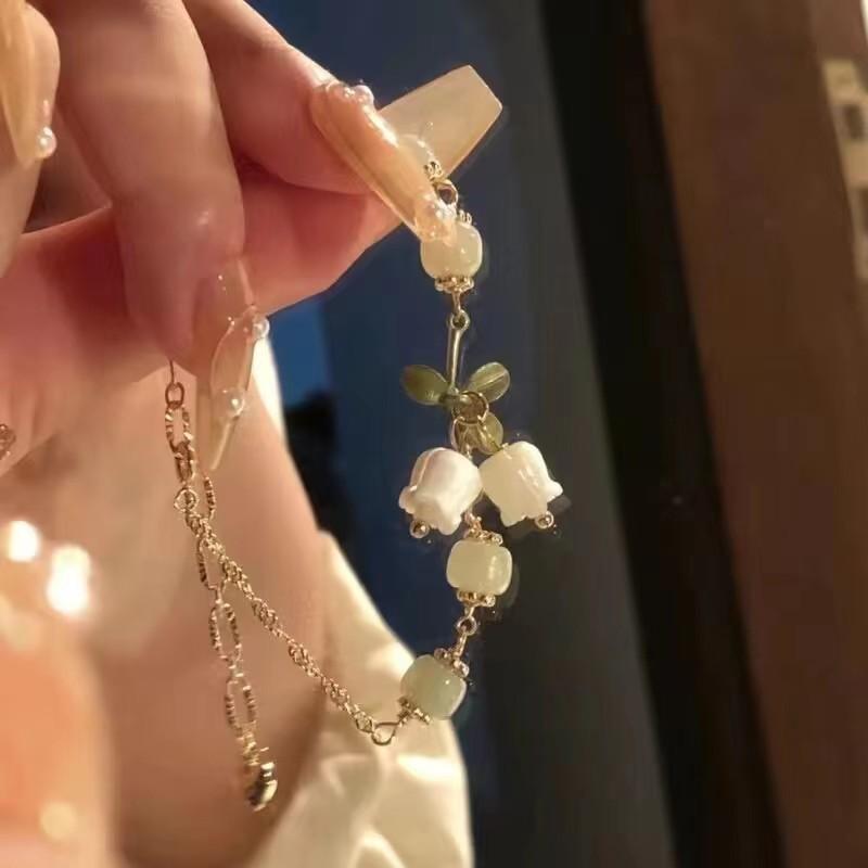 New Chinese Ceramic Beaded Bracelet Femininity Sweet And Cute Girl Bracelet Niche Versatile National Style Jewelry