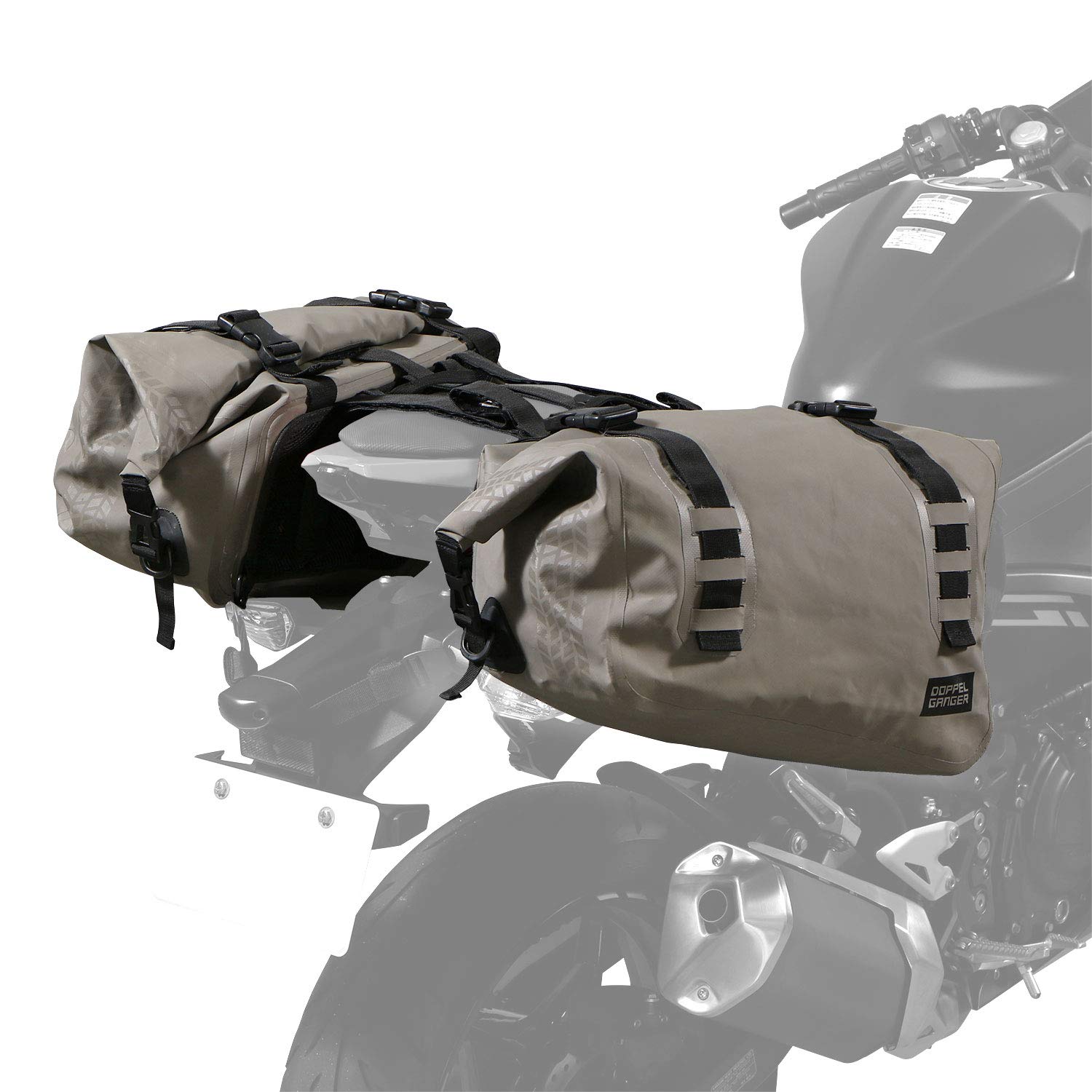 

DOPPELGANGER Tarpaulin Side Bags and Large Capacity for Camping and 40L Motorcycle Tarpaulin Bag Series DBT393 [Waterproof Touring]