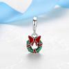 Original 925 Silver Charms Christmas Santa Reindeer Pendant Beads Fit Bracelets Necklaces Women DIY Jewelry Gift