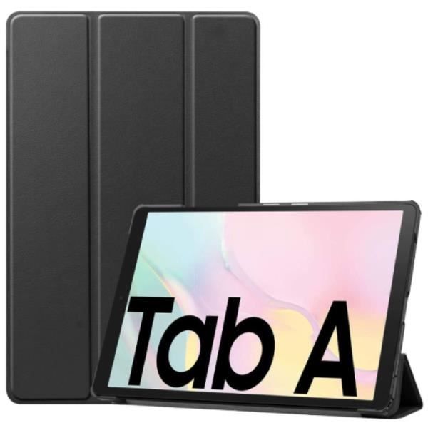 Étui Tablette - Maillon Technologique - Trifold Stand - Samsung A9 8.7'' - Noir - Polyuréthane, Velours