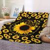 Sunflower Blanket Blanket Flannel Printed Bed Sofa Blanket Ladies Gift Blanket