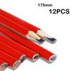 12 Count 175mm Oval Carpenter Pencil for Precision Layout Marking in Carpentry Joinery and General Construction