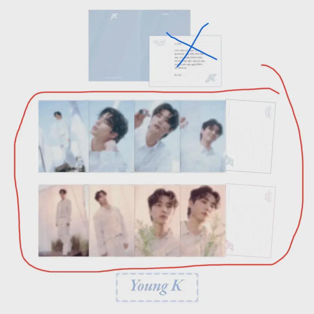DAY6 Peer 10 Young K Postcard Book Less Than The Cost