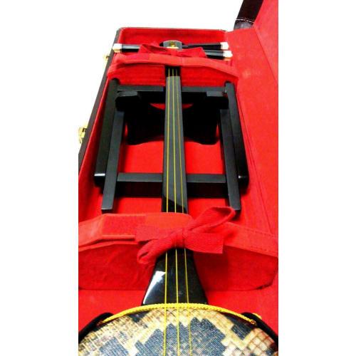 Very convenient folding stand for Okinawa Amami sanshin (black)