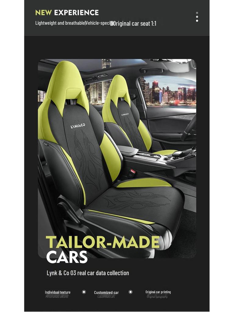 Lynk&Co 03 Autostoelkussen - Nieuw Model Zadelhoes voor Voertuigen met Vijf Zitplaatsen