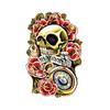 Ukiyo-E Painted Skull Prajna Tattoo Sticker Wake-Up Meaning Flower Arm Half Arm Water Transfer Waterproof Tattoo Sticker