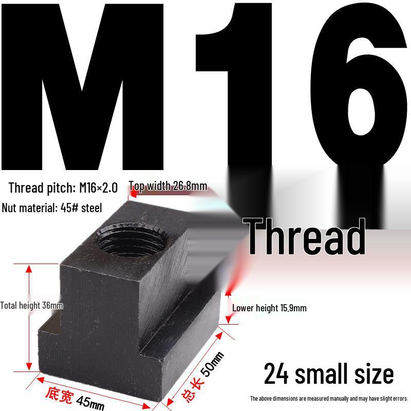 Kangfei 45# Steel T-Nut for M6-M20 Bolts