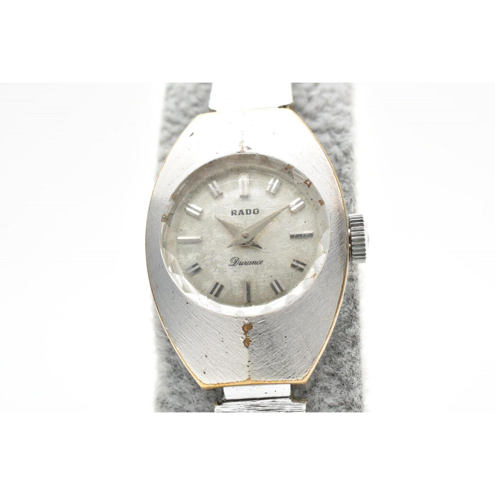 Used RADO Manual winding A422764 Women s Watch Dress Watch White Dial Stainless Steel Vintage Swiss Made