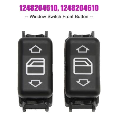 2X Console Power Window Switch Front Button for Mercedes Benz W124 S126 W190