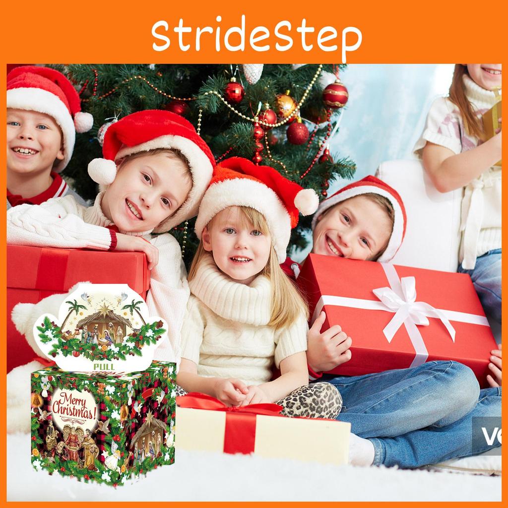 Christmas Theme Jesus Party Favor Box Money Enclosure With Cardboard Material