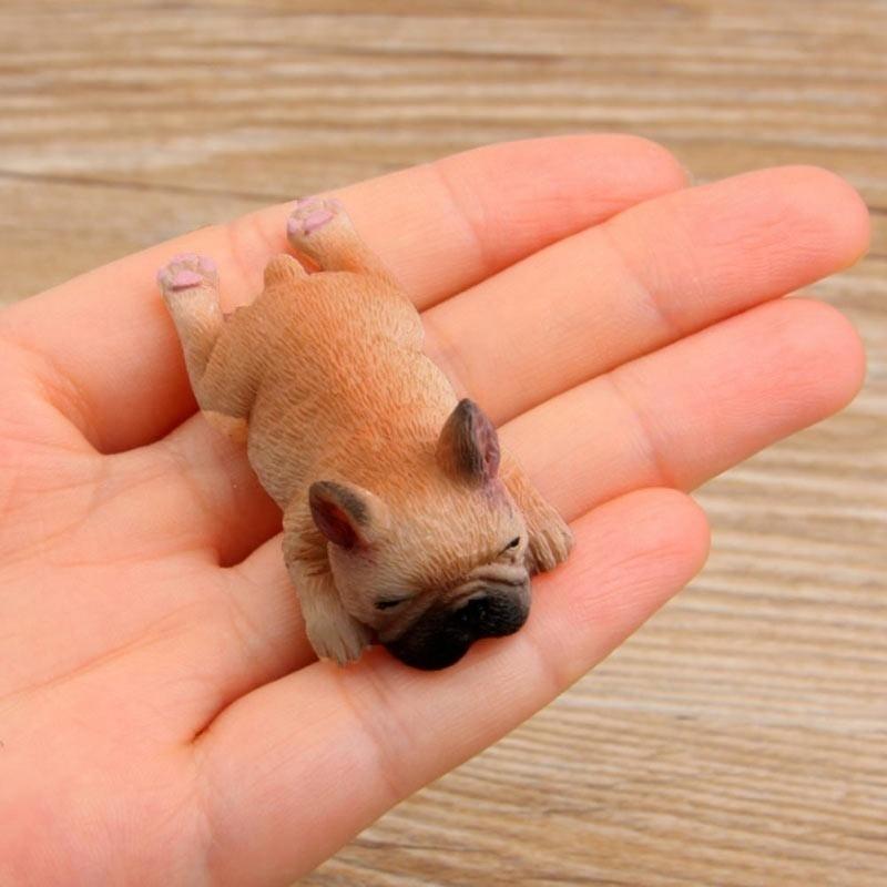 Französische Bulldogge Modell Magnetaufkleber DIY Kühlschrankmagnet Kleiner Bulldoggen Griff Magnetaufkleber