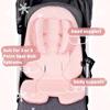 KAKIBLIN Infant Car Seat Insert for Baby To Newborn,Baby Head Support with Baby Head Pillow Breathable Fabric Baby Car Seat Head Support, Baby Car